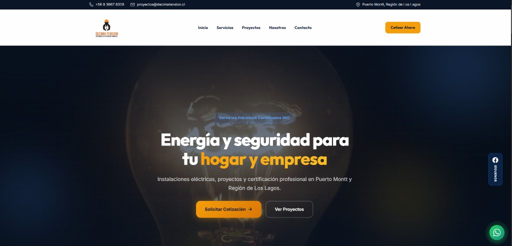 Sitio web Décima Tensión